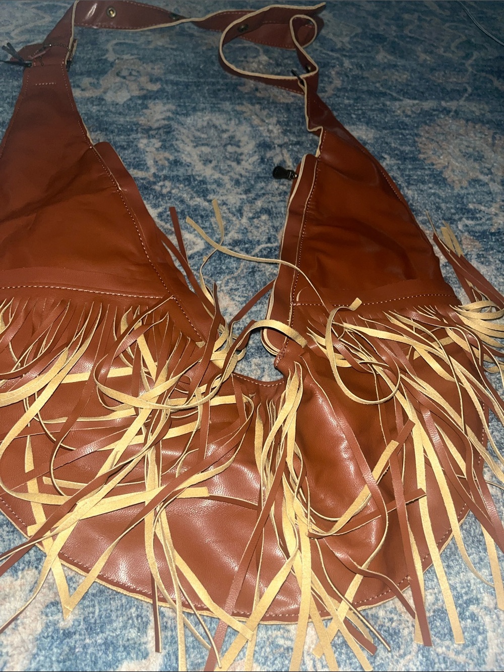 SASH fringe vegan shoulder bag